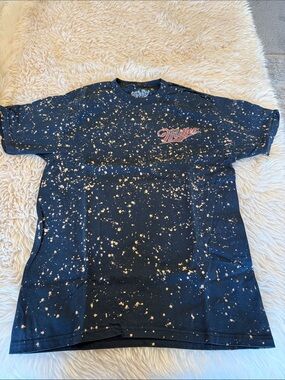 Black Splatter Short Sleeve Tee
